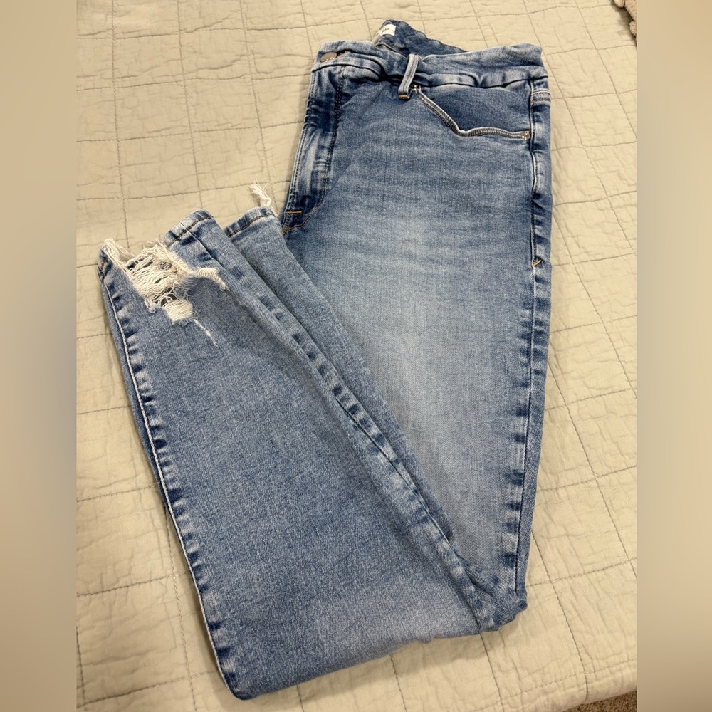 Good American Light Blue Skinny Jeans